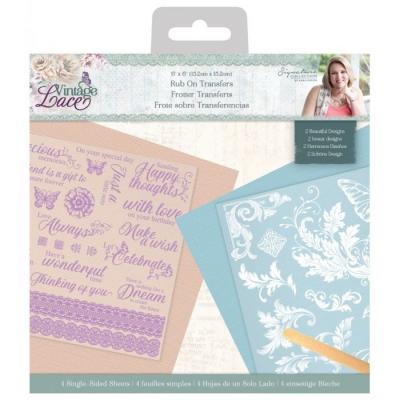 Crafter's Companion Sara Signature  Vintage Lace - Rub Ons